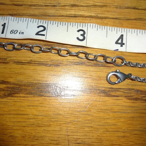 T Tahari  Silver tone branch pendant and chain necklace, marked & hang tag - Picture 7 of 8